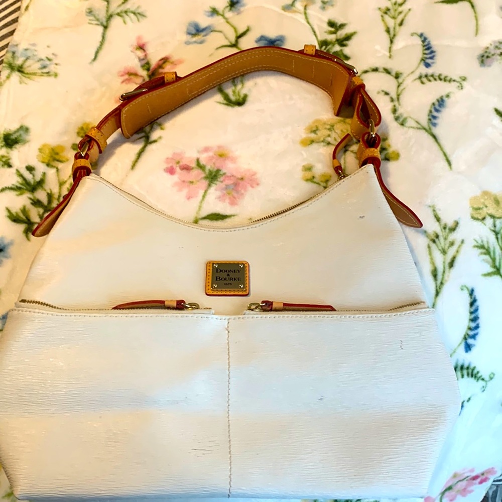 Vintage white Dooney and Bourke Bag